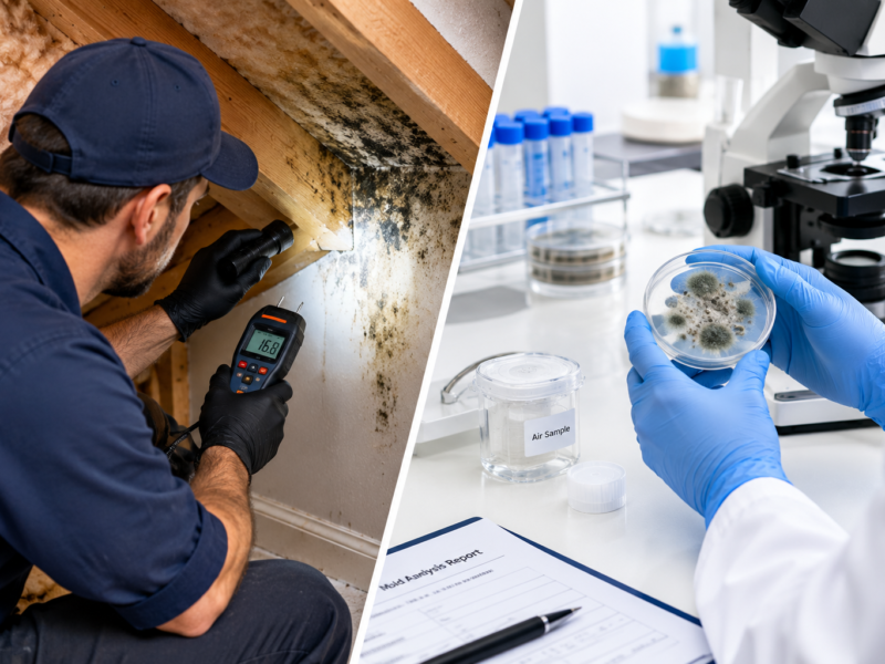 Mold Testing vs. Mold Inspection: What’s the Difference and Which Do You Need?